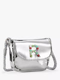 Stych Kids' Initial Metallic Cross Body Bag