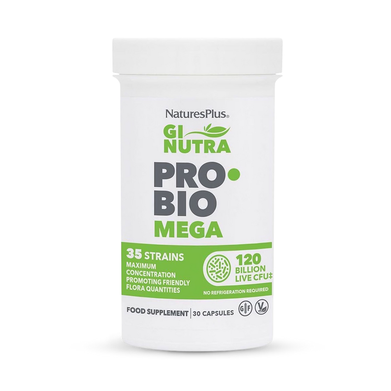 NaturesPlus Pro-Bio Mega probiotic supplement 30 capsules - British product