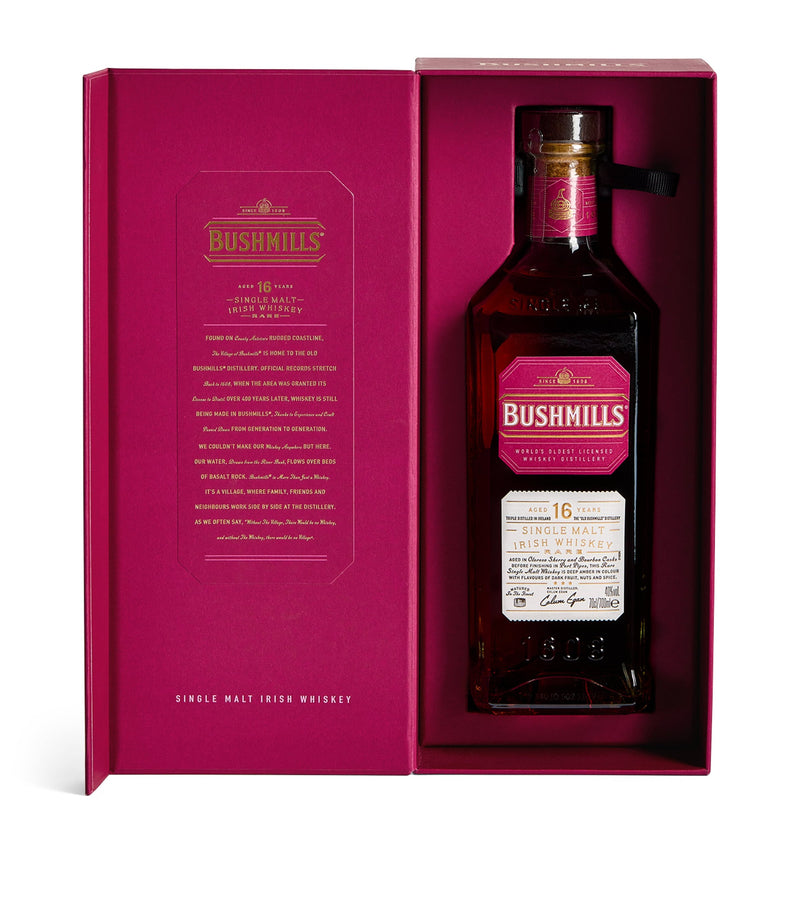Bushmills 16-Year-Old Single Malt Irish Whisky 70cl - British product