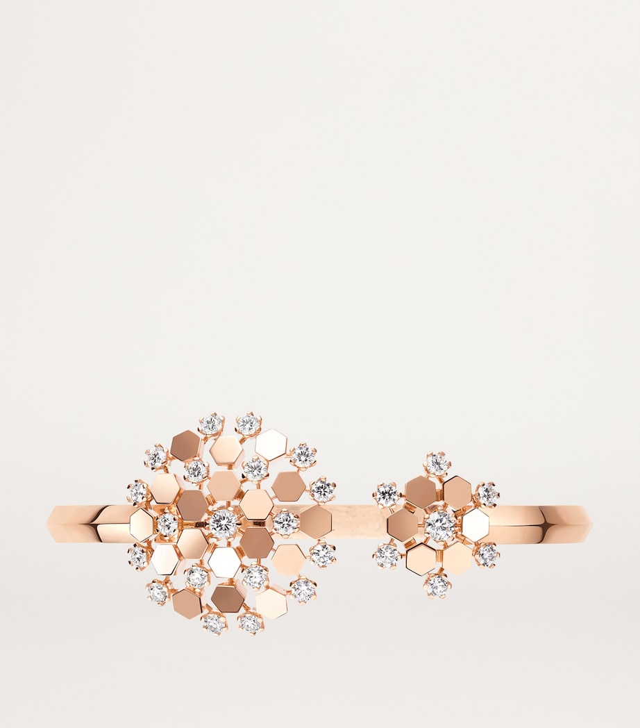 Chaumet Bee de Chaumet rose gold diamond bangle, imported from the UK