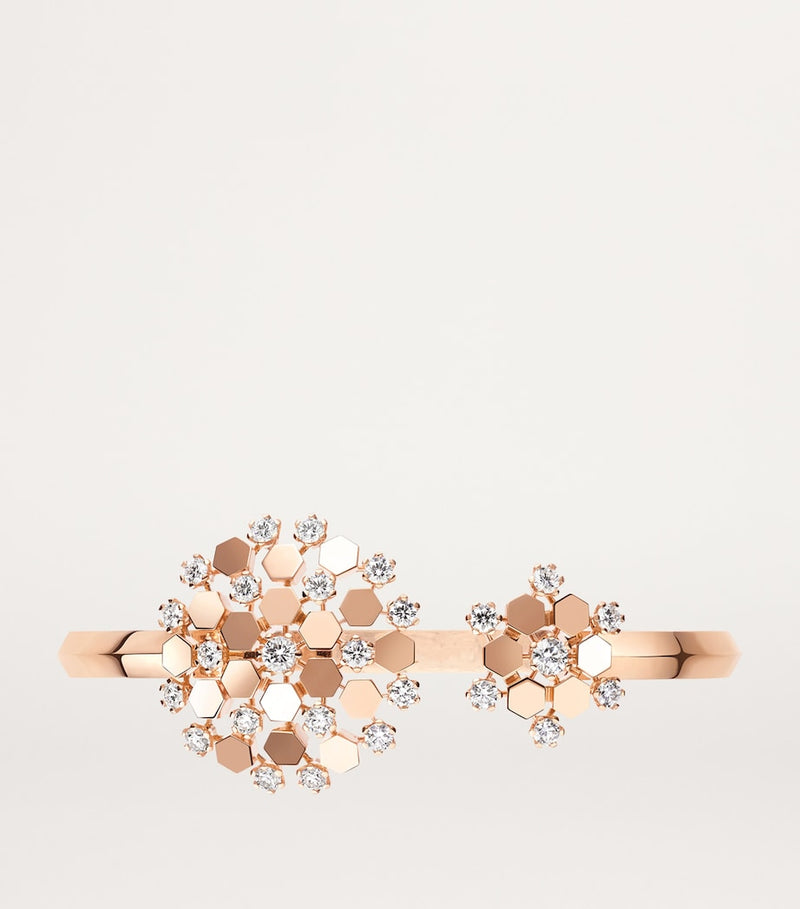 Chaumet Bee de Chaumet rose gold diamond bangle, imported from the UK