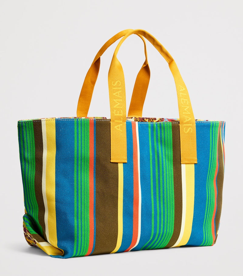 ALEMAIS Charlie tote bag cotton canvas printed - British product