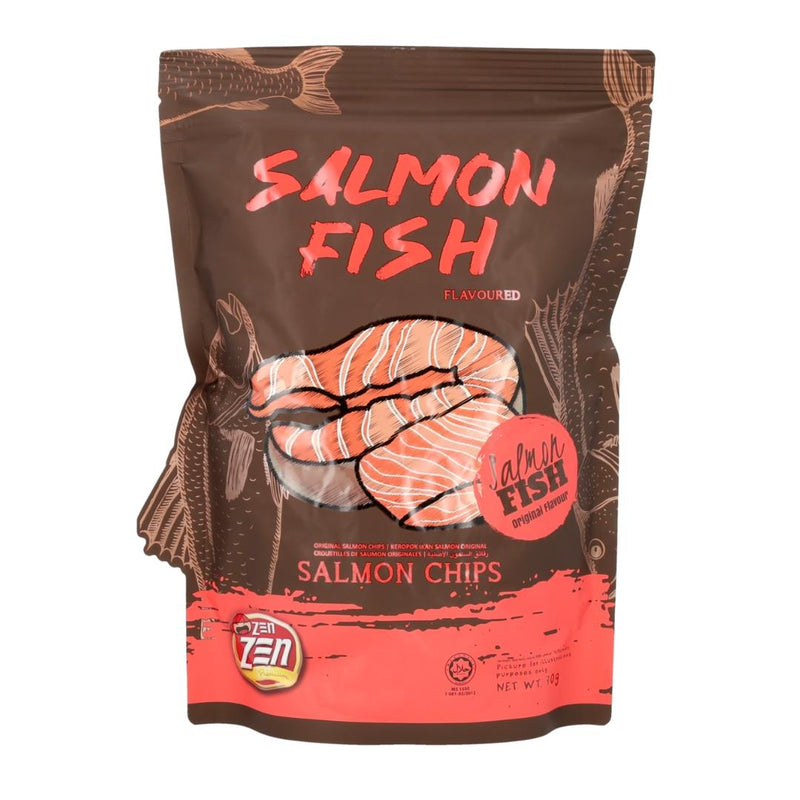 Zen Zen salmon chips original flavour, imported from the UK