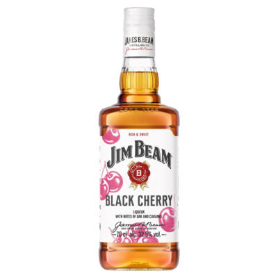 Jim Beam Black Cherry liqueur 70cl, UK version