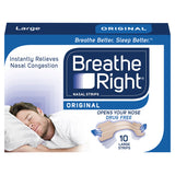 Breathe Right Original Nasal Strips 10 Large Strips GOODS ASDA   