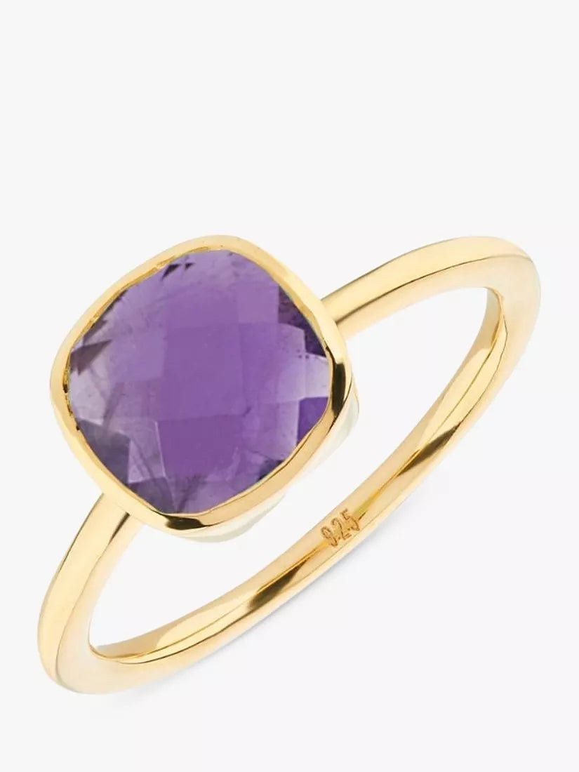 Bague cocktail coussin Auree Mondello