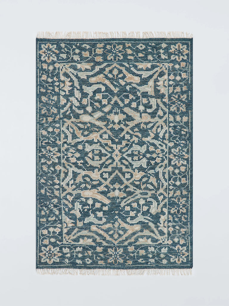 John Lewis Hand Knotted Amrita Ziegler Rug, Blue