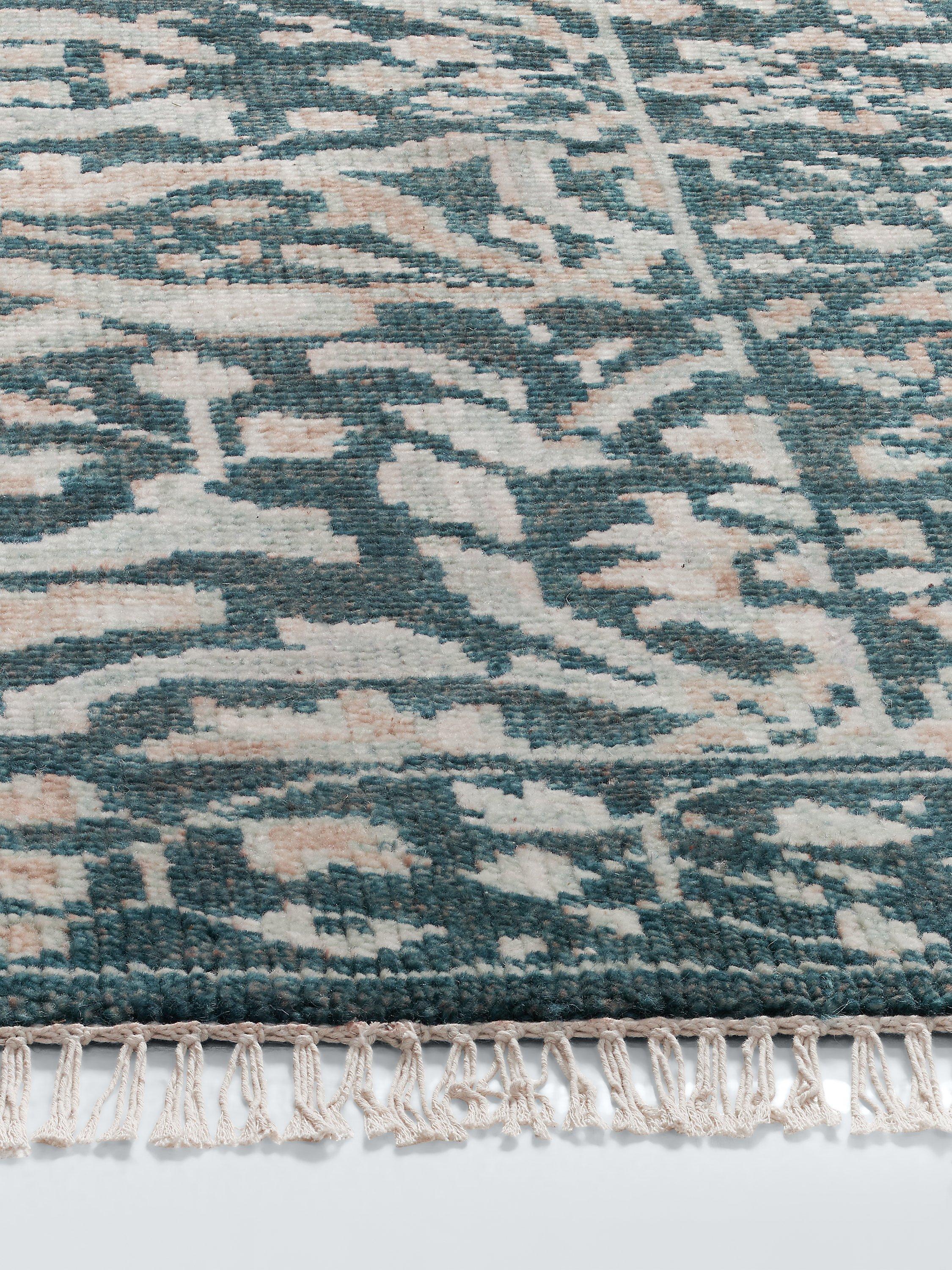 John Lewis Hand Knotted Amrita Ziegler Rug, Blue