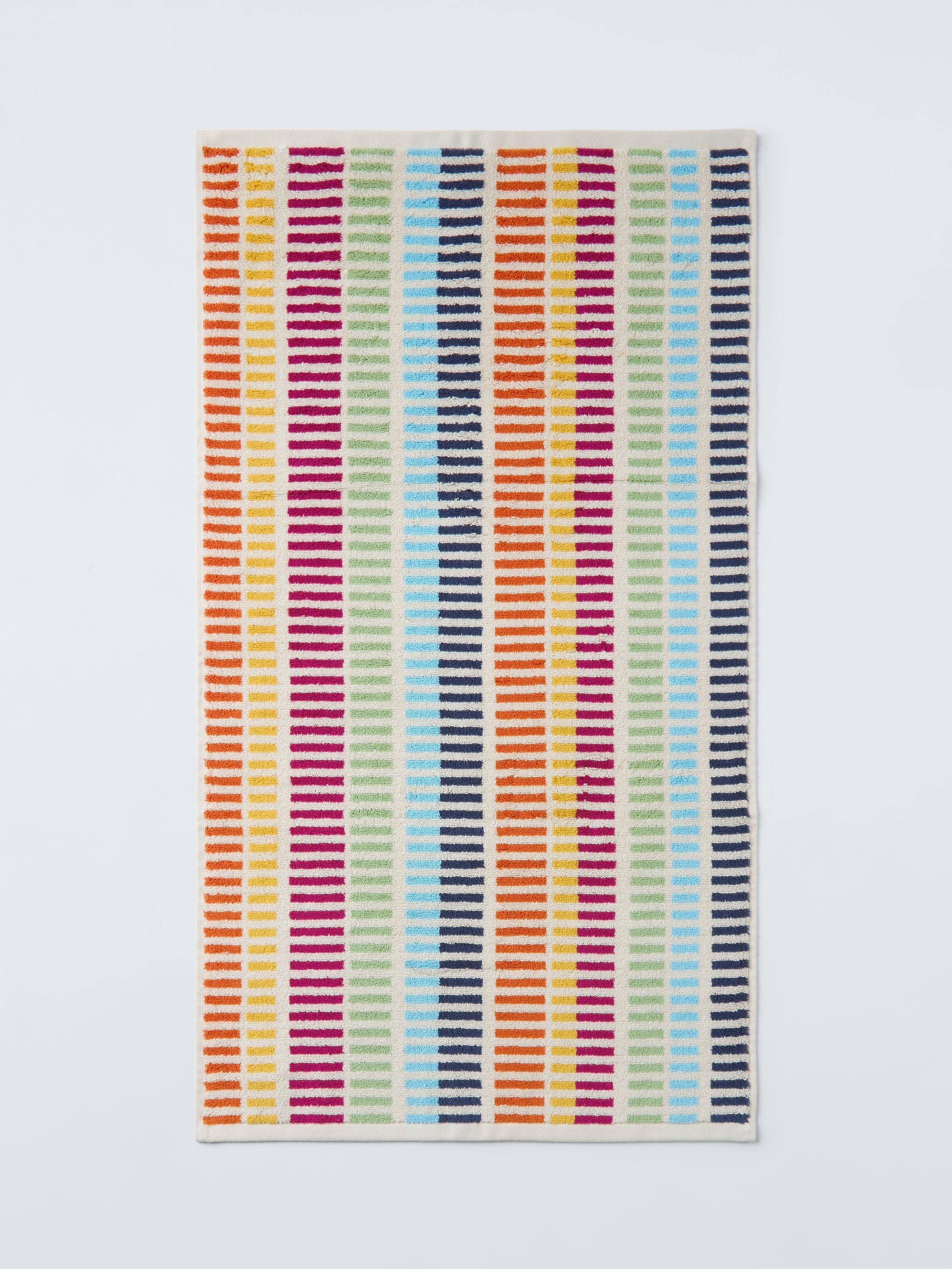 Serviettes John Lewis à rayures multiples 600 g/m² (marque britannique)