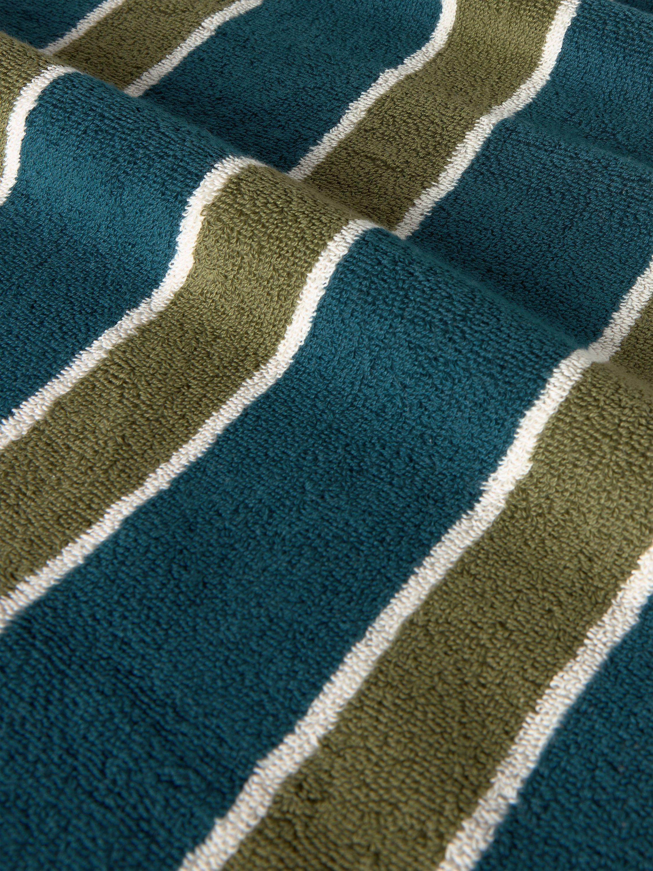 John Lewis reversible stripe hand towel 90x50cm, UK version