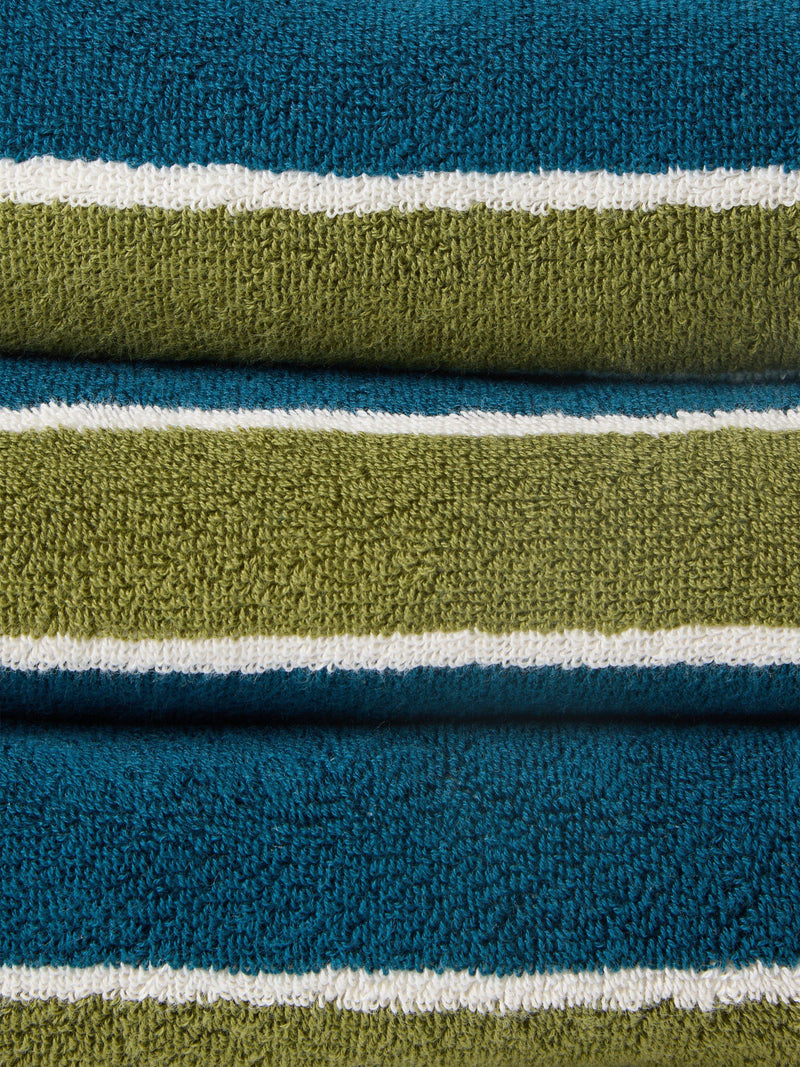 John Lewis reversible stripe hand towel 90x50cm, UK version