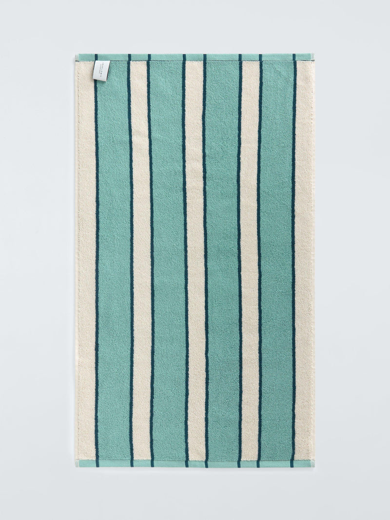 John Lewis reversible stripe hand towel 90x50cm, UK version