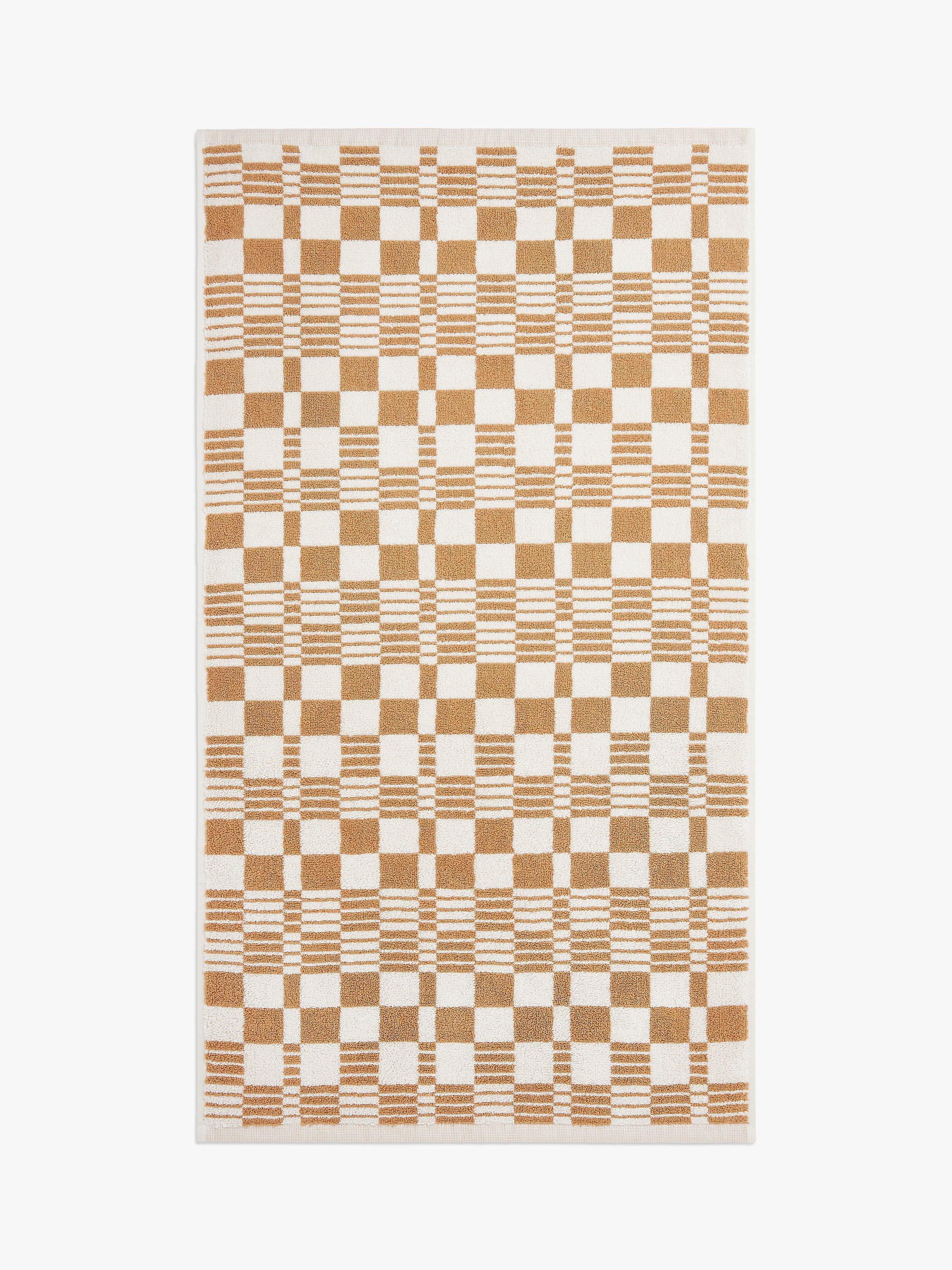 John Lewis Check Bath Towel 135 x 70cm, UK version