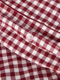 John Lewis Gingham Duvet Cover Red Berry, imported from the UK
