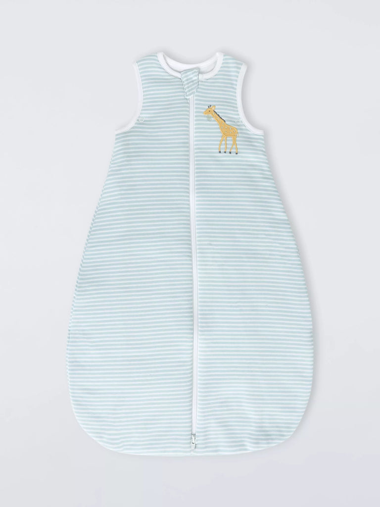 John Lewis Baby Giraffe Stripe Sleeping Bag, 2.5 Tog, Multi