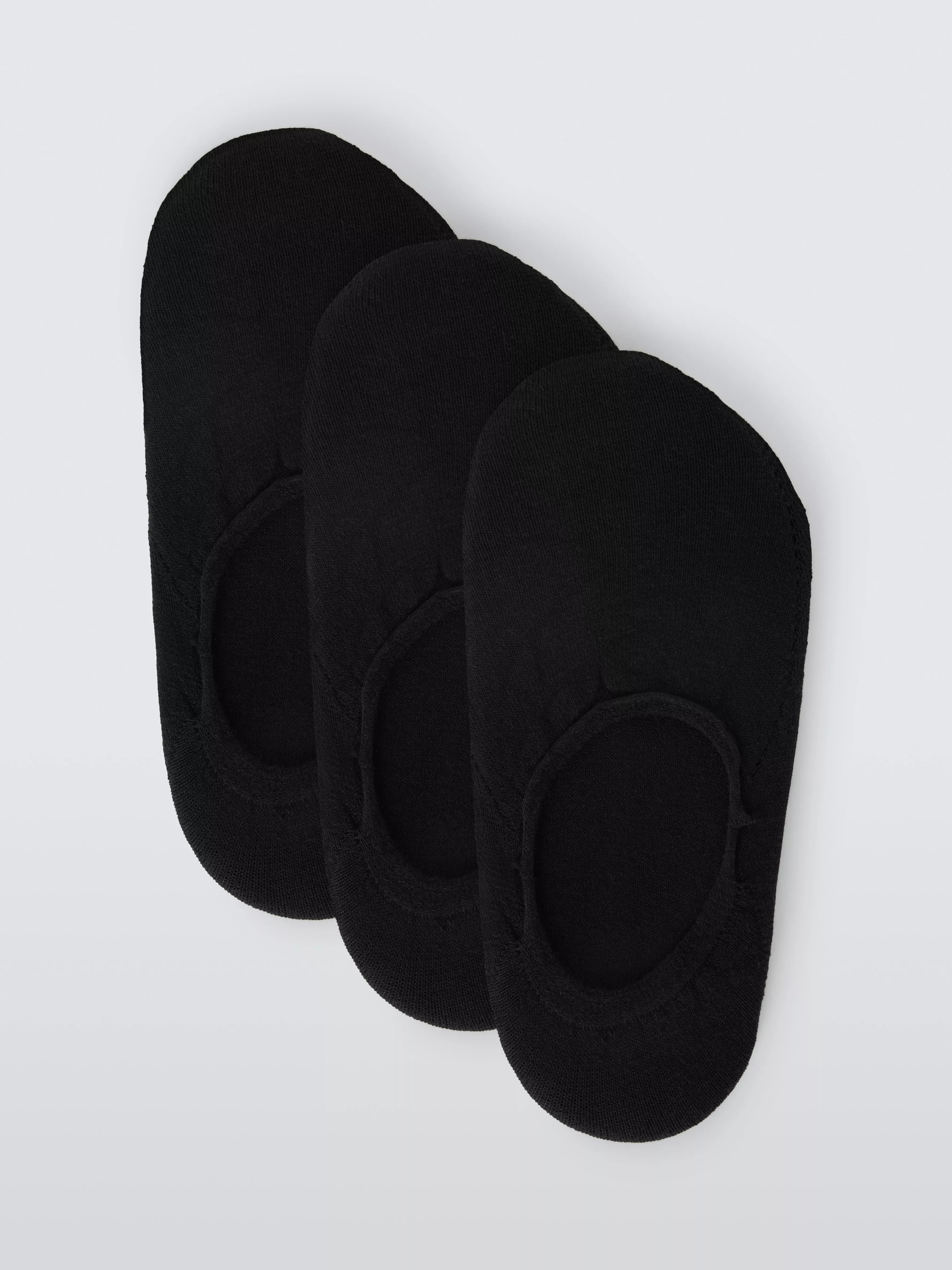 John Lewis invisible terry cotton liner socks pack of 3 (British brand)