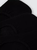 John Lewis invisible trainer liner socks pack of 3 black - British product