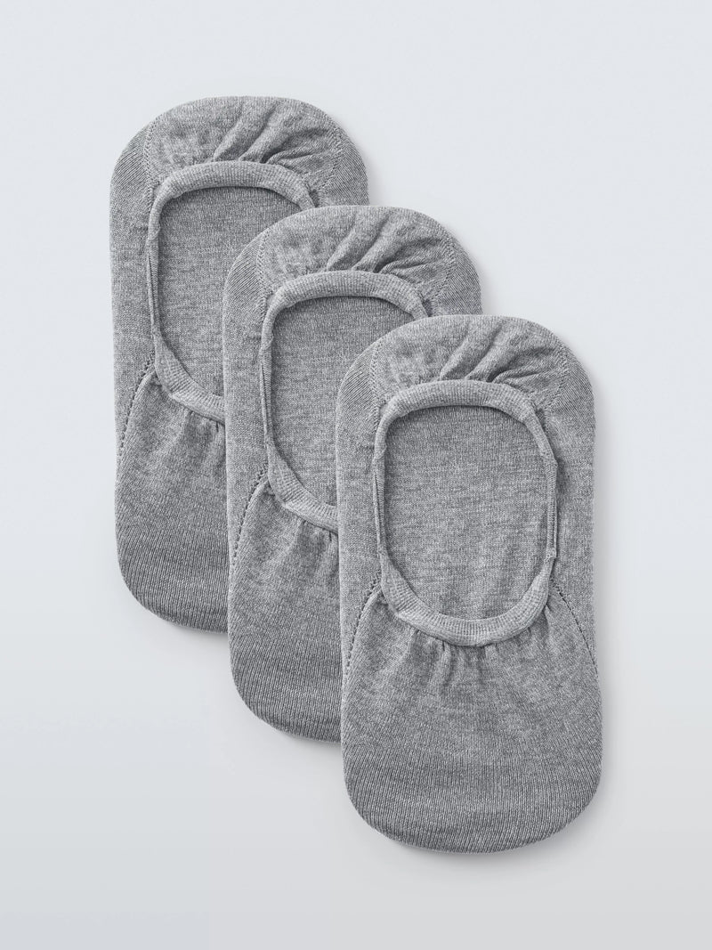 John Lewis Trainer Liner Socks Pack of 3