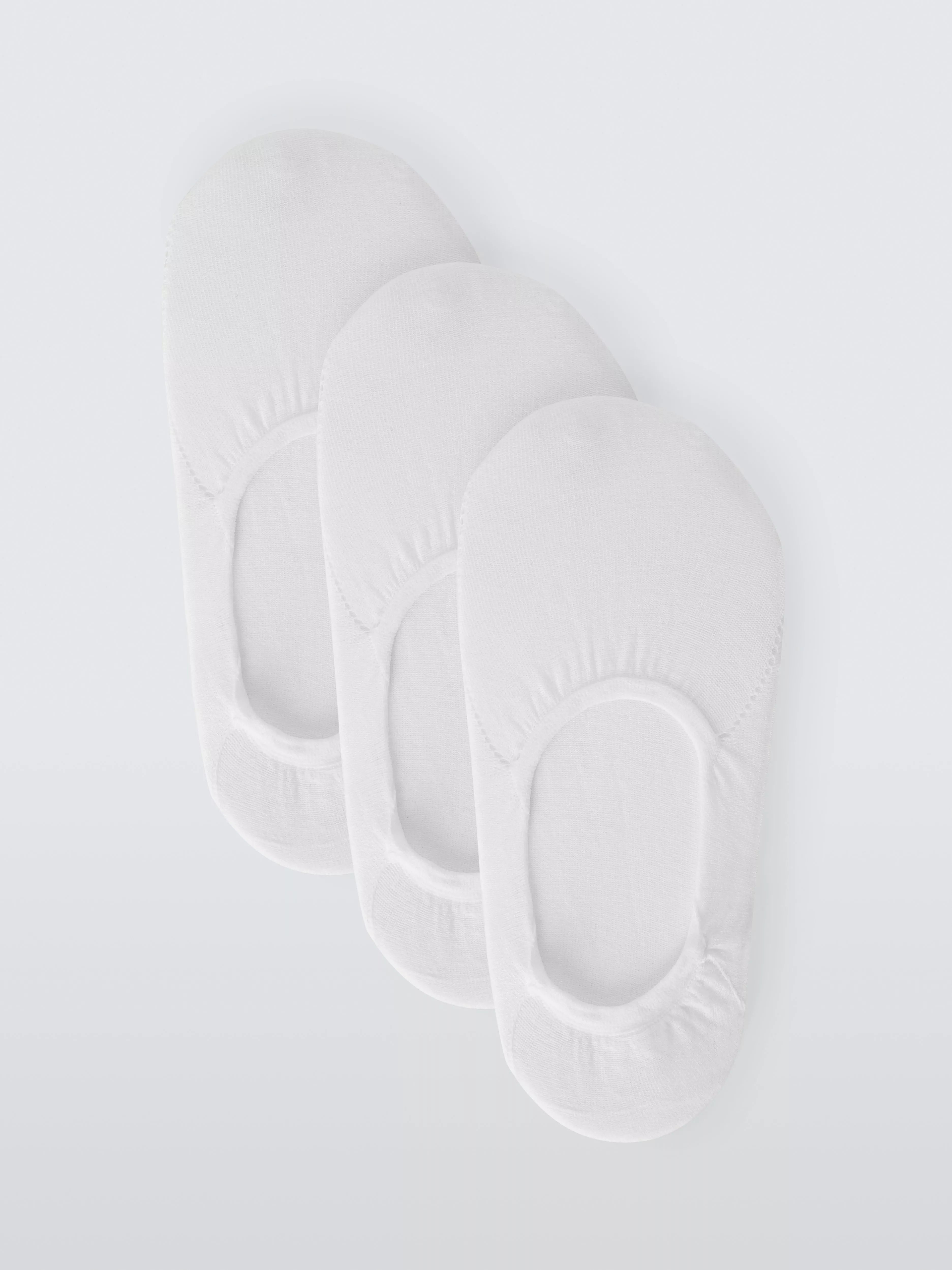 John Lewis invisible trainer liner socks pack of 3, UK version