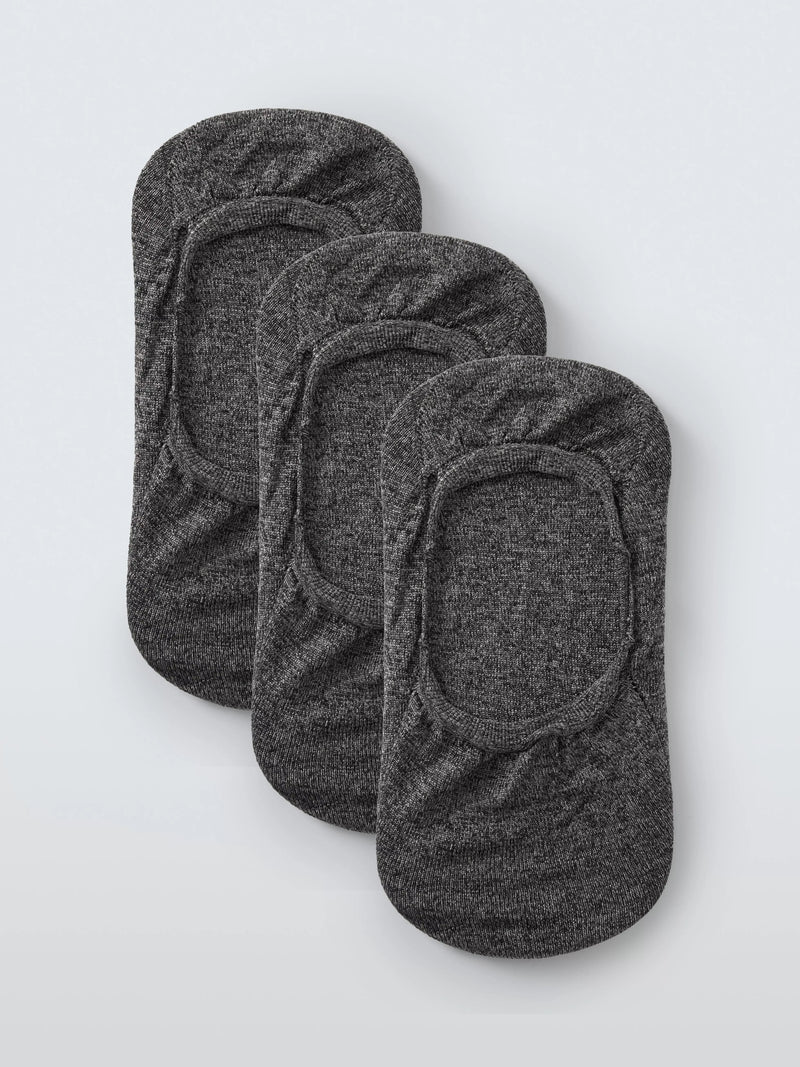 John Lewis trainer liner socks pack of 3, imported from the UK