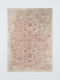 John Lewis Antigua floral medallion rug red 125x180cm - British product