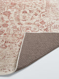John Lewis Antigua floral medallion rug red 125x180cm - British product
