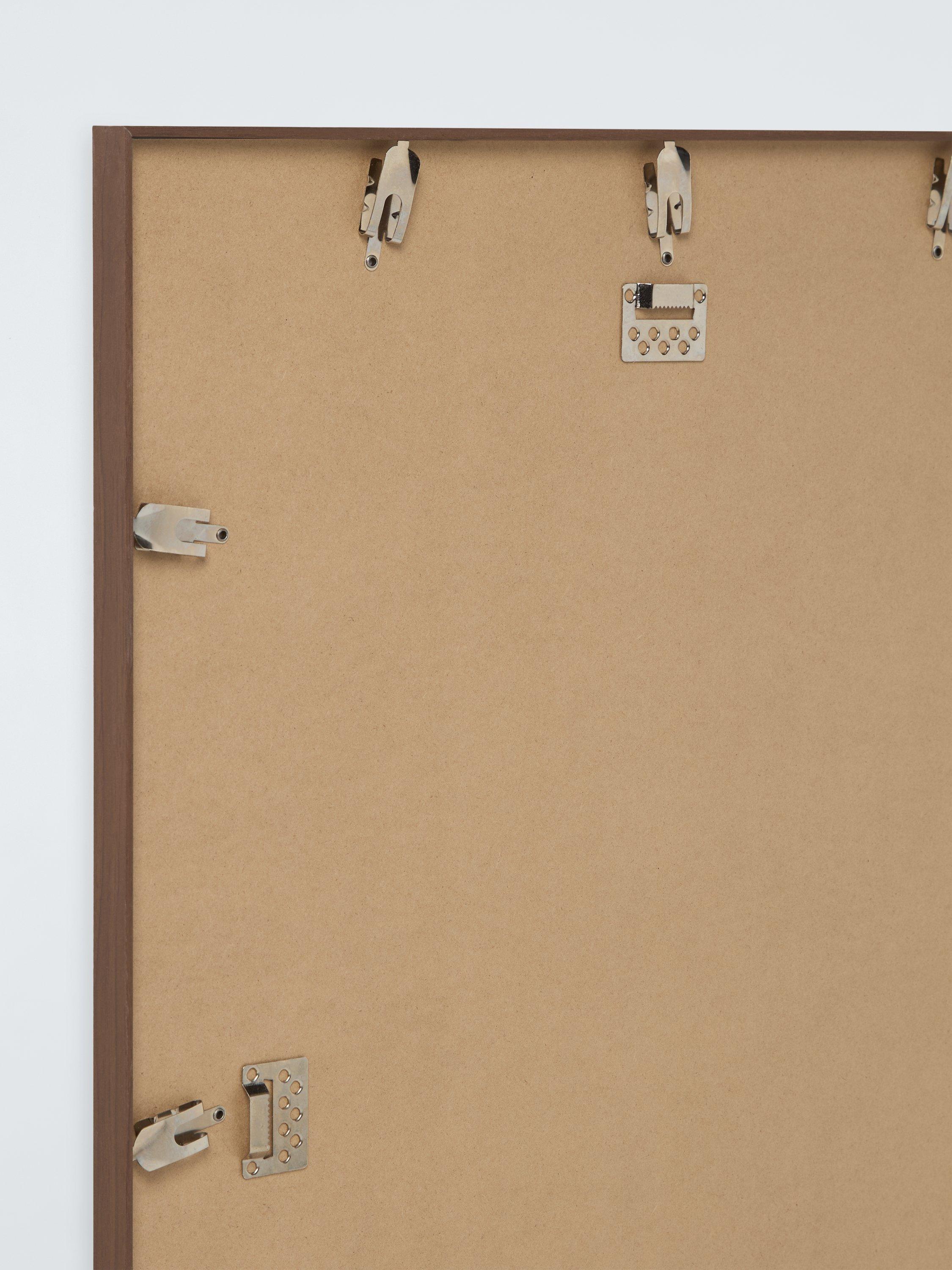 John Lewis aluminium poster frame walnut finish (British brand)