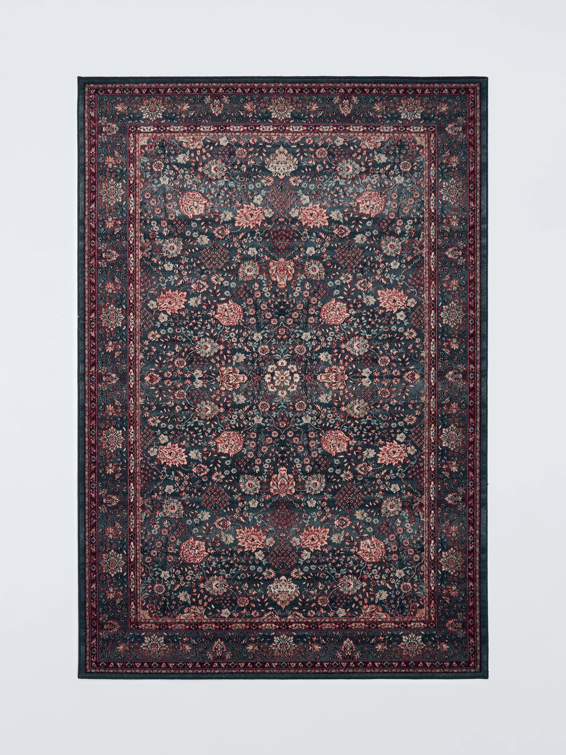John Lewis Royal Heritage floral rug green 160x240cm, UK version