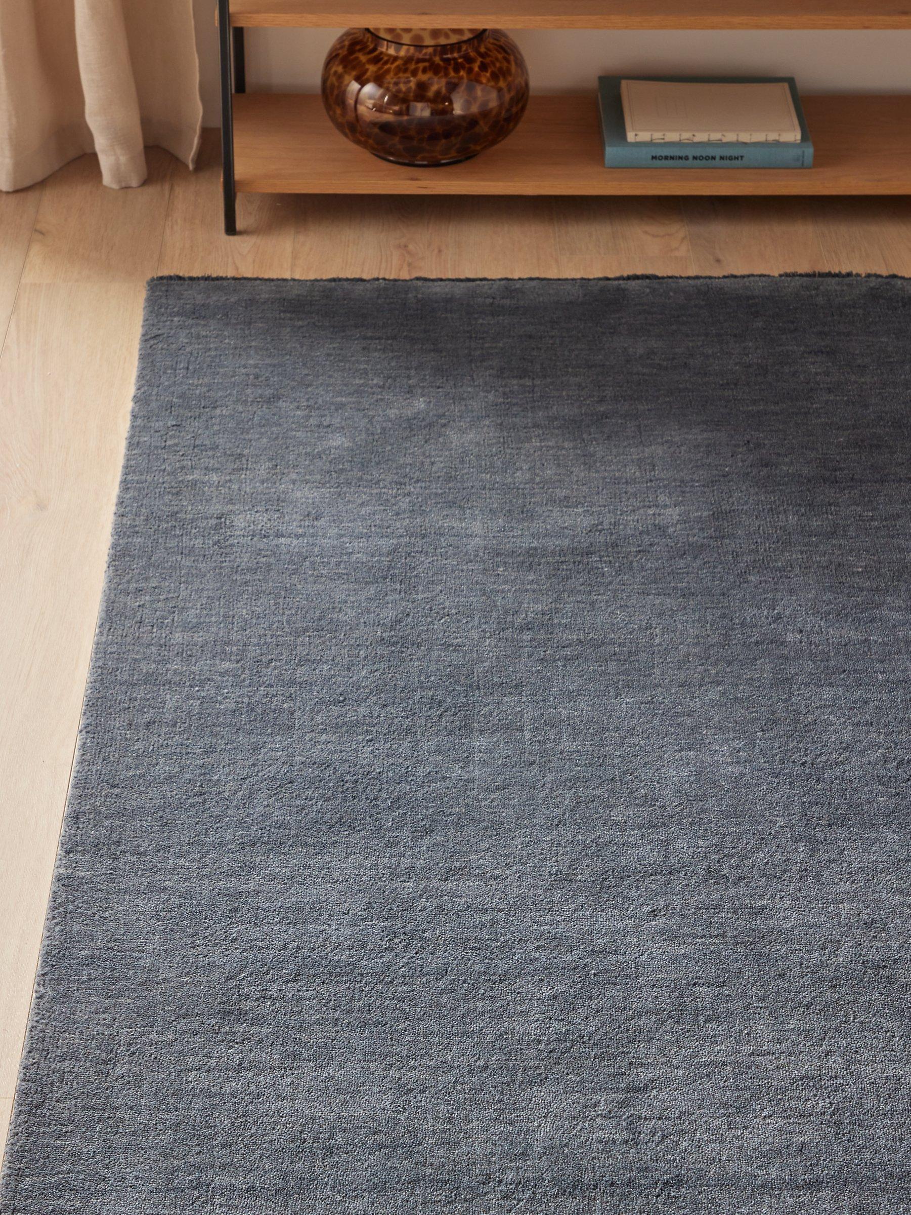 John Lewis plain hand woven New Zealand wool rug, UK version