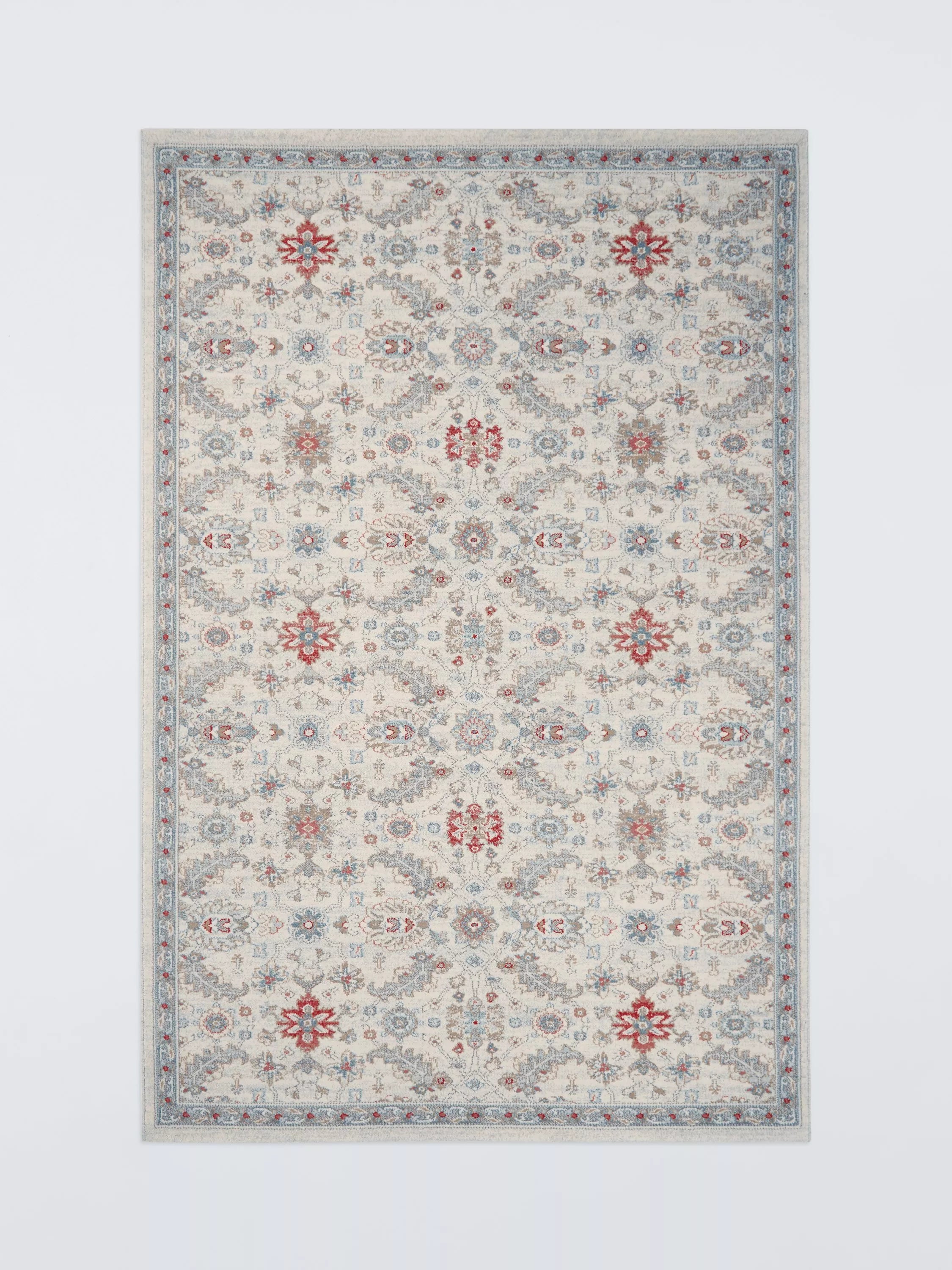 John Lewis Soho floral hand-woven wool rug - British product