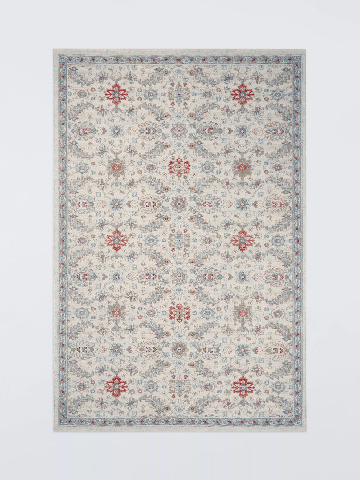 John Lewis Soho floral hand-woven wool rug - British product