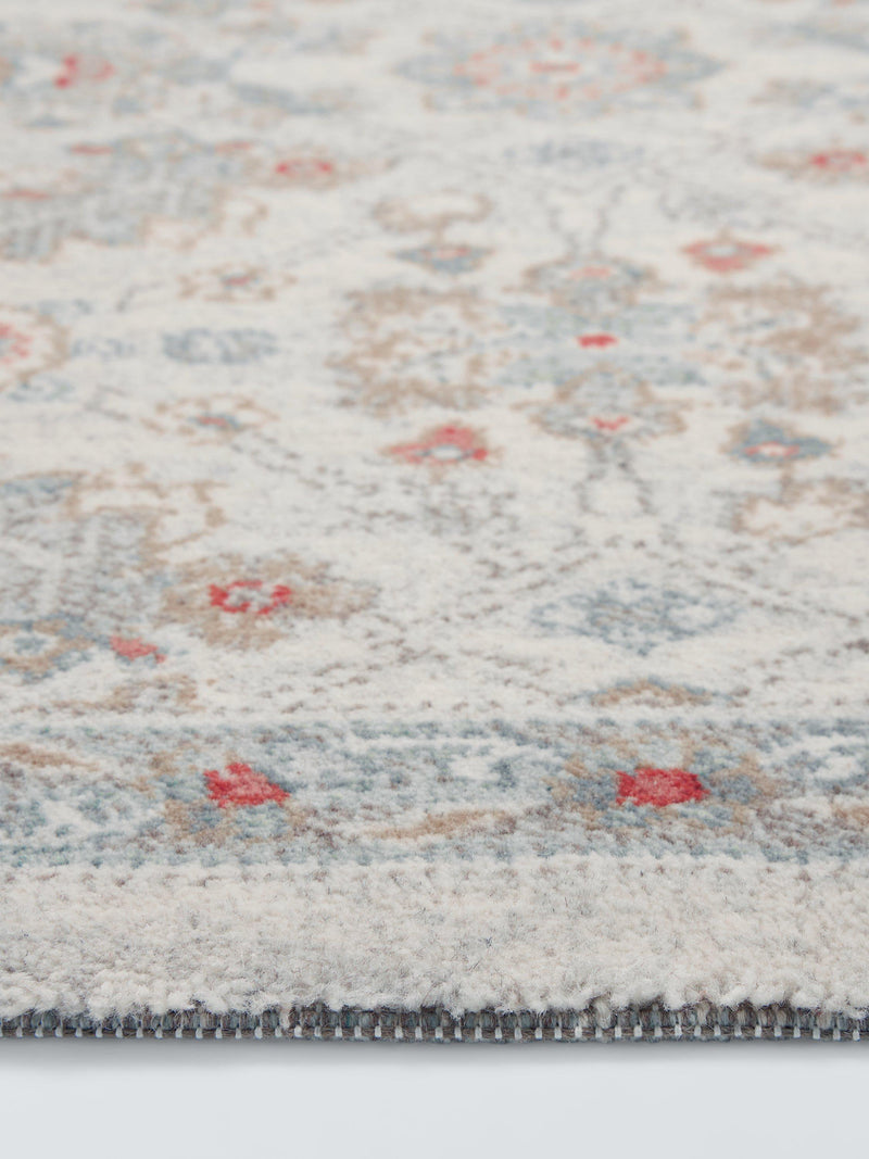 John Lewis Soho floral hand-woven wool rug - British product