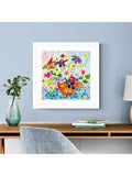 John Lewis Orange Vase framed print 61.5cm - British product