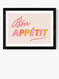 EAST END PRINTS Studio Eleni 'Bon Appetit' Framed Print 40x50cm