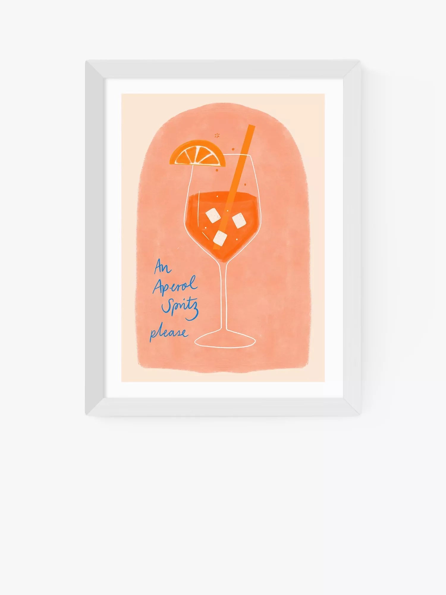EAST END PRINTS Emmy Lupin Studio Aperol Framed Print