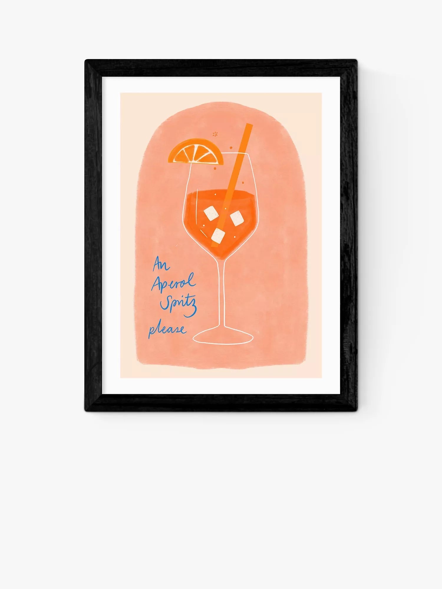 EAST END PRINTS Emmy Lupin Studio Aperol Framed Print