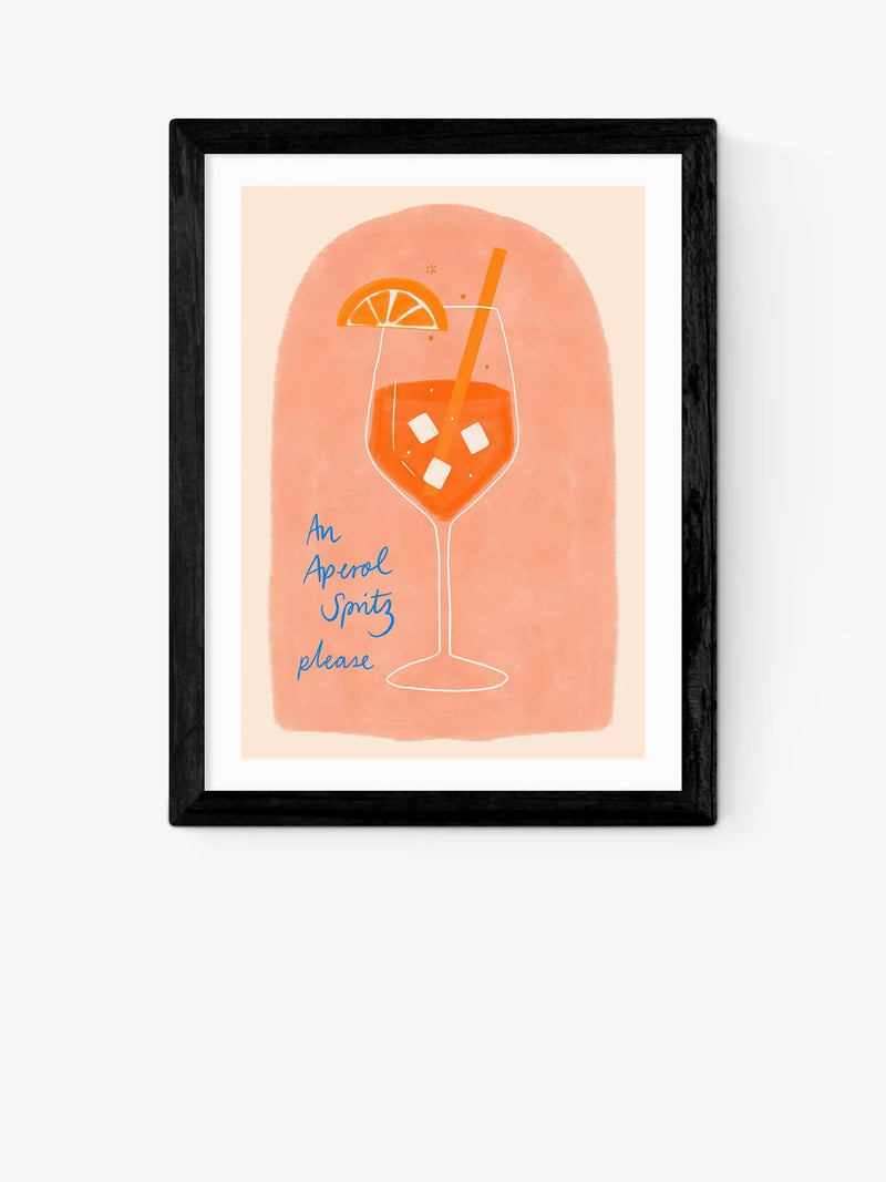 EAST END PRINTS Emmy Lupin Studio Aperol Framed Print