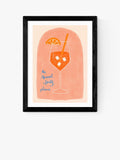 EAST END PRINTS Emmy Lupin Studio Aperol Framed Print