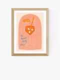 East End Prints Aperol framed print, imported from the UK