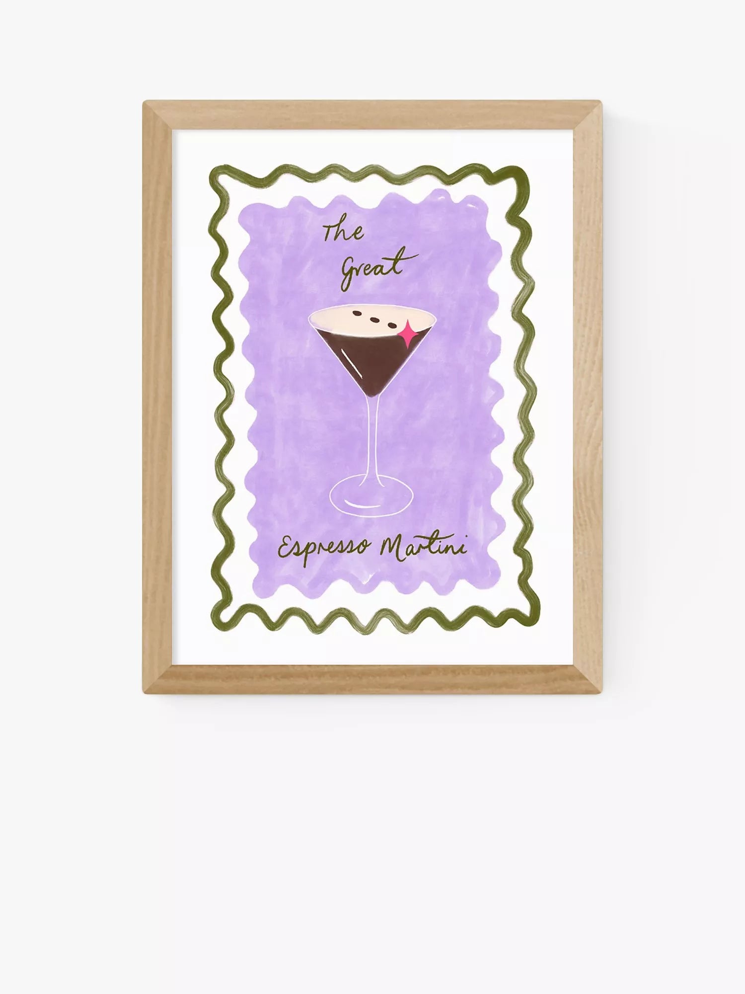East End Prints framed print Espresso Martini 83.4x63.4cm, UK version