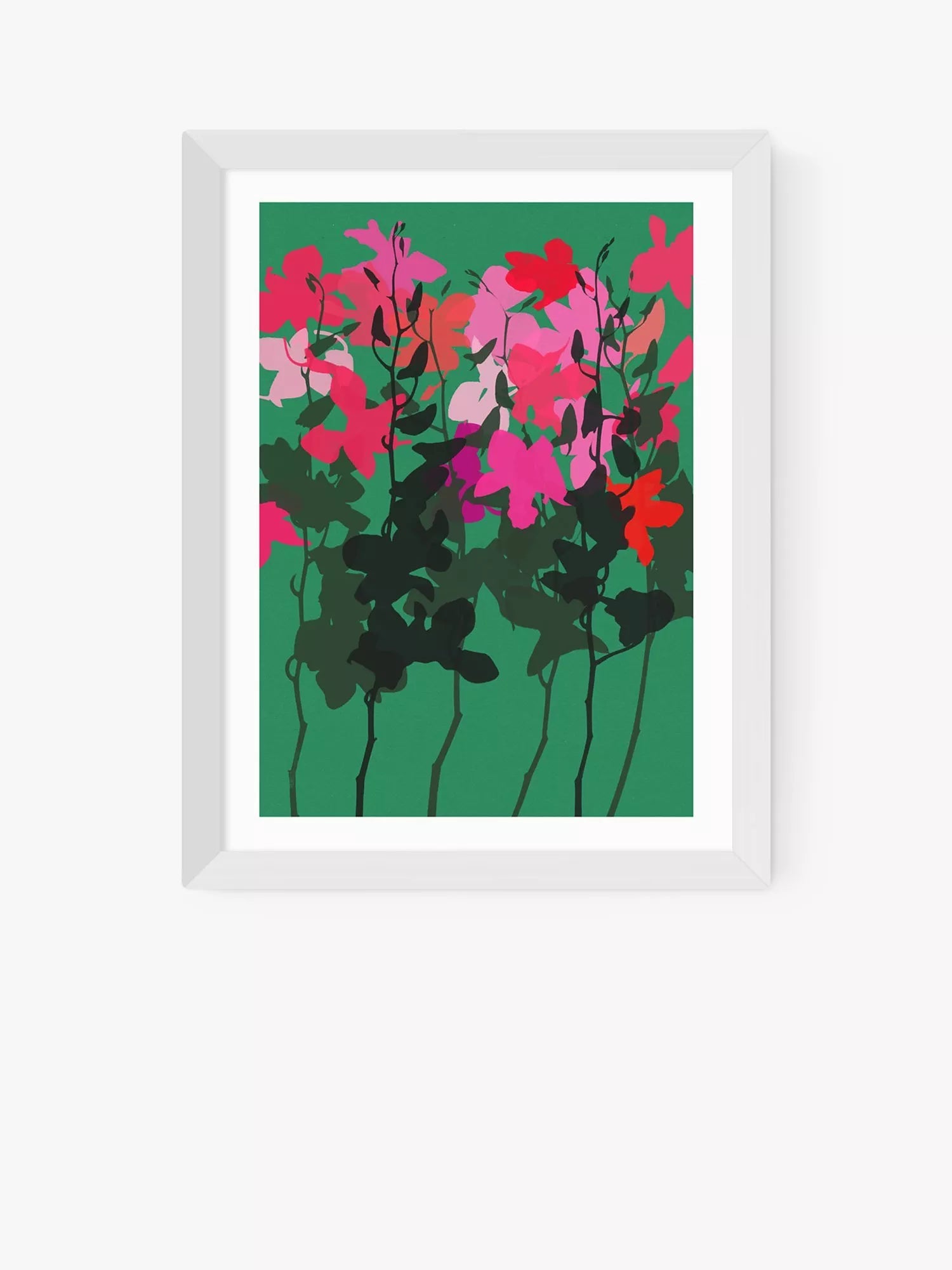 EAST END PRINTS Garima Dhawan Orchids 8 Framed Print 60x80cm