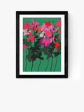 EAST END PRINTS orchids framed print 60x80cm (British brand)