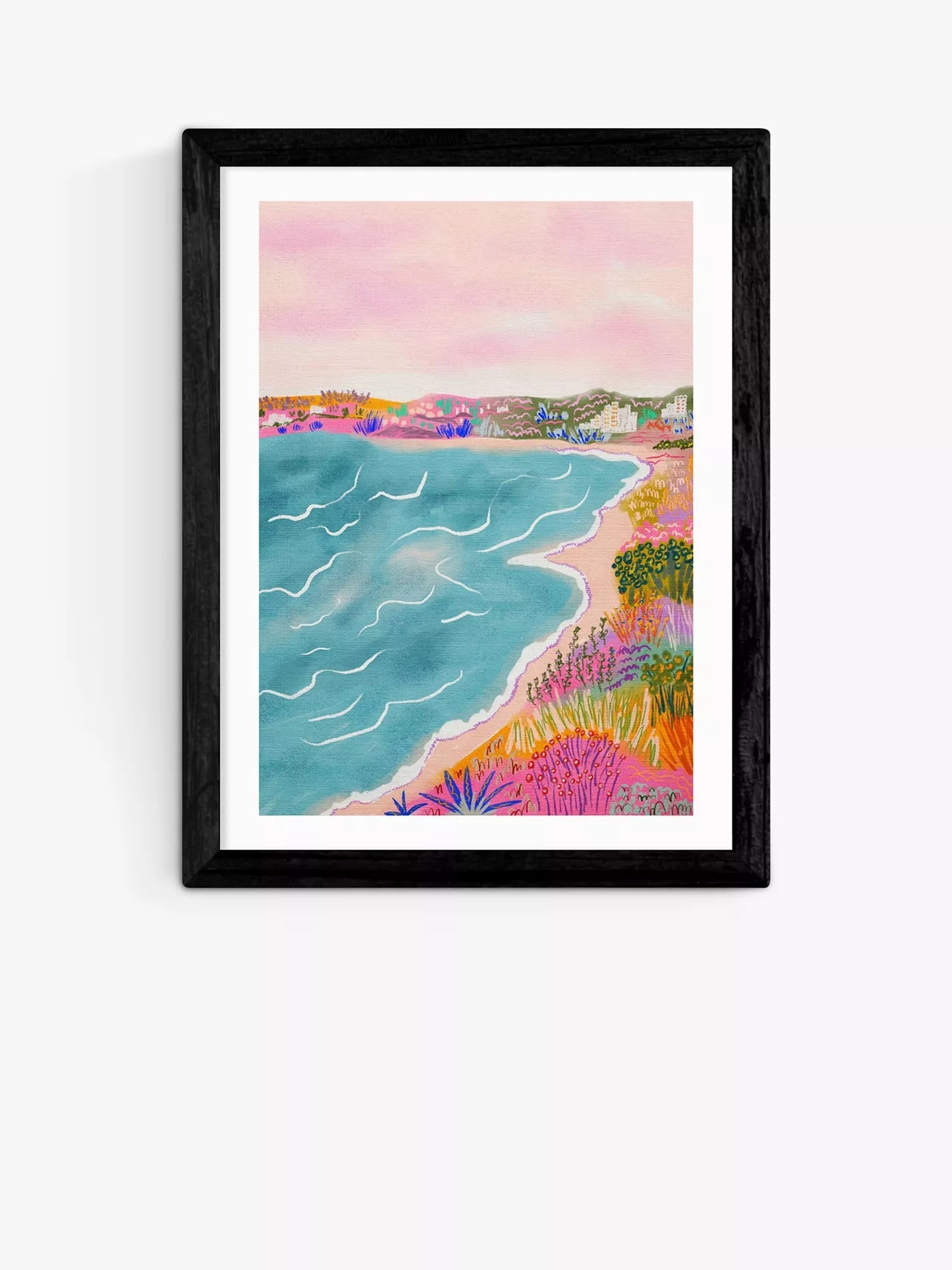 EAST END PRINTS Kartika Paramita Studio 'Seascape' Framed Print 40x50cm