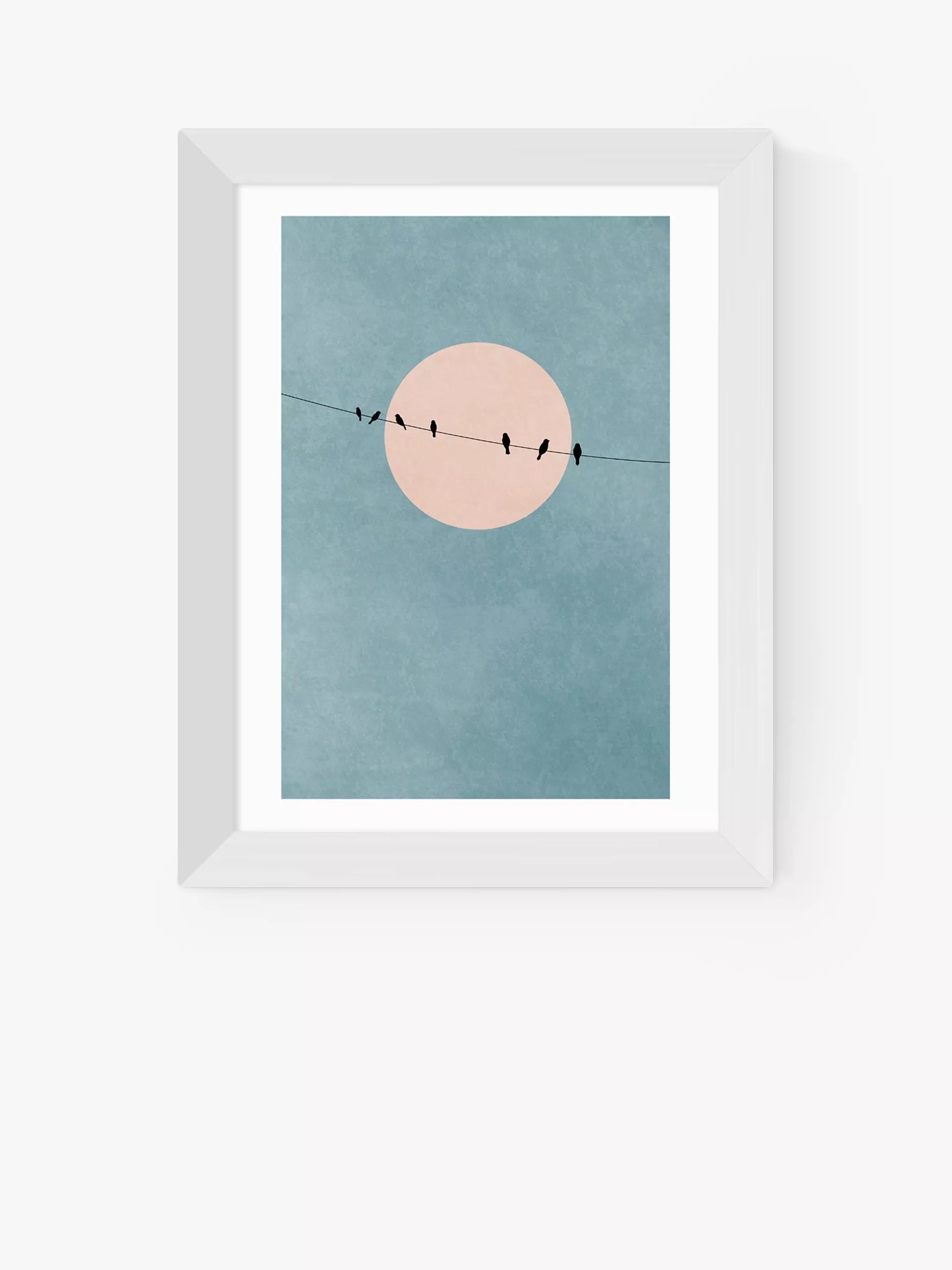 EAST END PRINTS Kubistika 'The Beauty Of Silence' Framed Art Print, 40x50cm