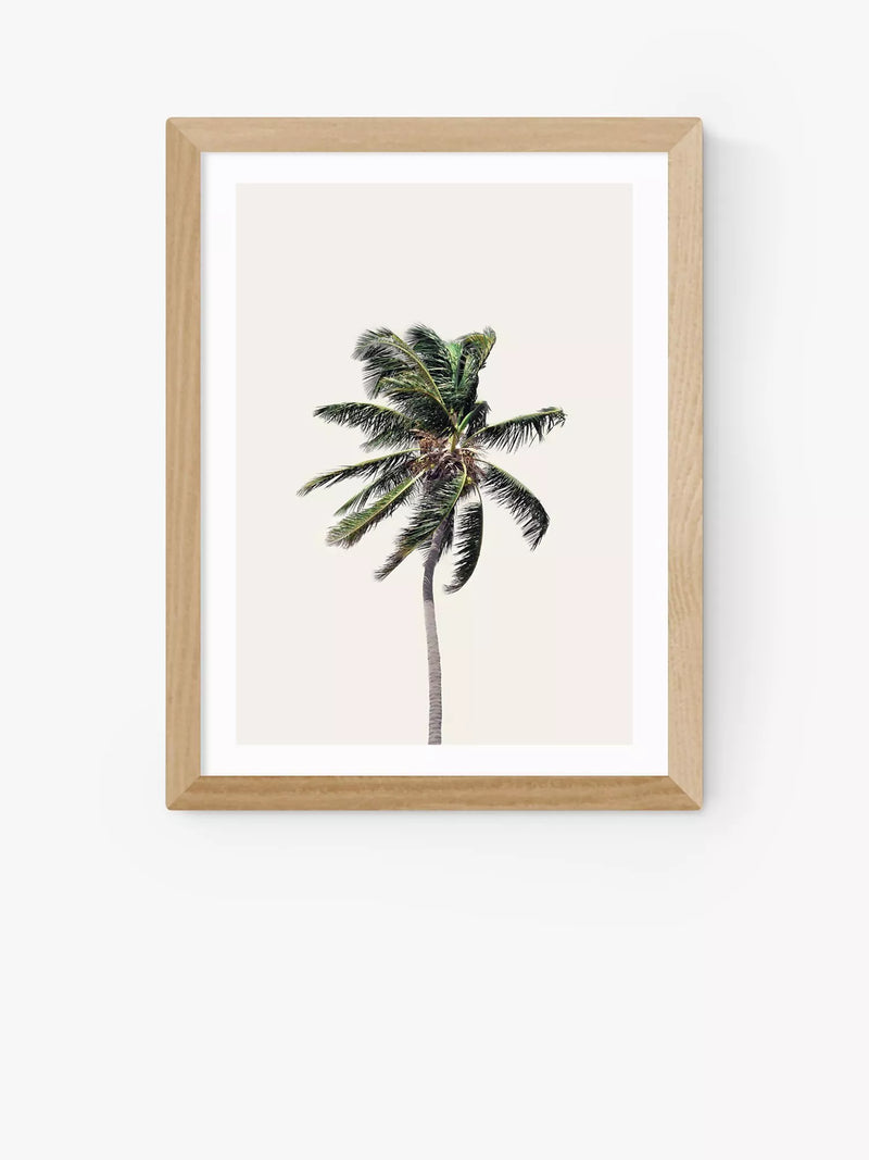 EAST END PRINTS Sisi und Seb 'Palm Tree I' gerahmtes Bild, 40x50cm