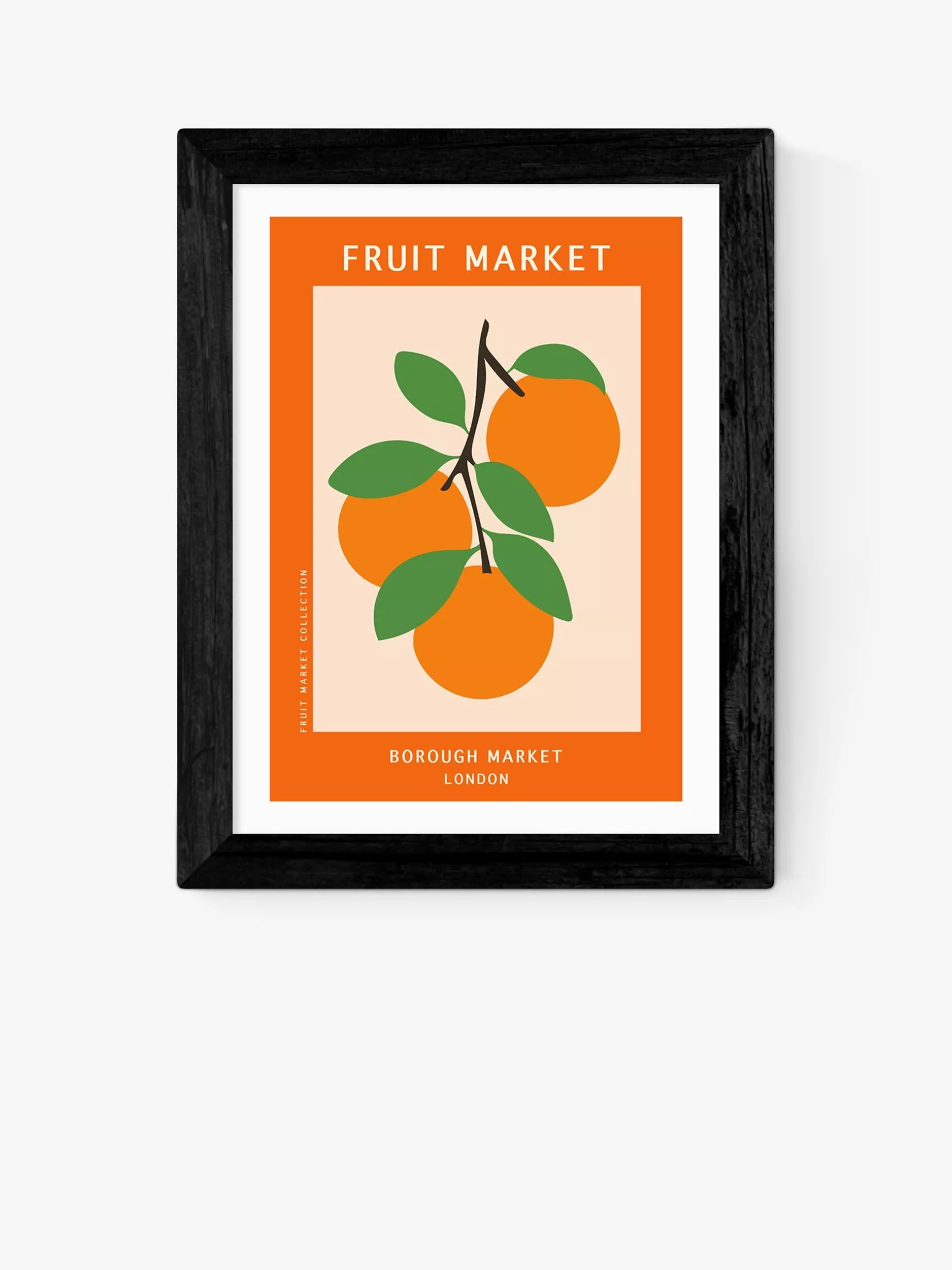 EAST END PRINTS Luxe Poster Co. Borough Market Fruit Framed Print 30x40cm
