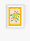 EAST END PRINTS Brixton Farmers Market framed print 30x40cm, imported from the UK