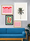 East End Prints Notting Hill Farmers Market gerahmter Druck 36x31cm (britische Marke)