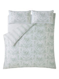 Laura Ashley Tuileries reversible duvet set double sage - British product