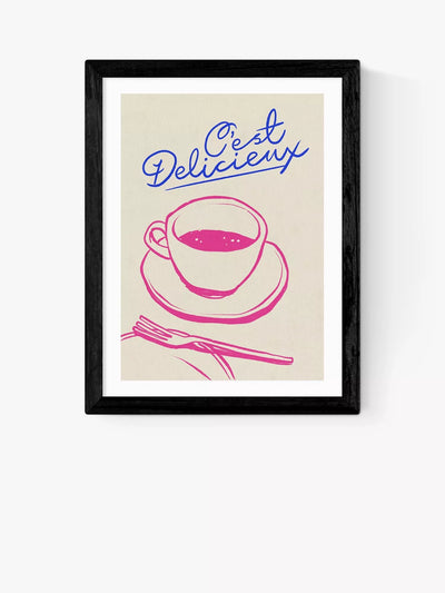 John Lewis EAST END PRINTS SimplyExtraJordanary C'est Delicieux Impression encadrée - Acheter en ligne chez McGrocer